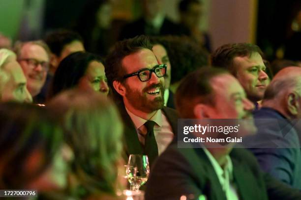 Ryan Reynolds attend Revels & Revelations 11 hosted by Bring Change To Mind in support of teen mental health at City Winery on October 09, 2023 in...