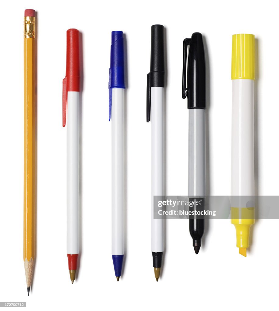 Bleistift, Stiften, Marker, Textmarker