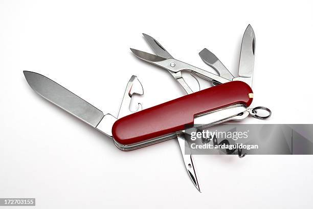all purpose knife -open- - fickkniv bildbanksfoton och bilder