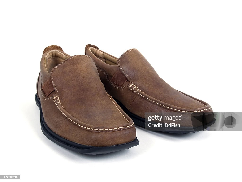 Leder-Schuh