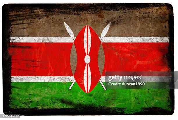 kenyan flag xxl - kenya flag stock pictures, royalty-free photos & images