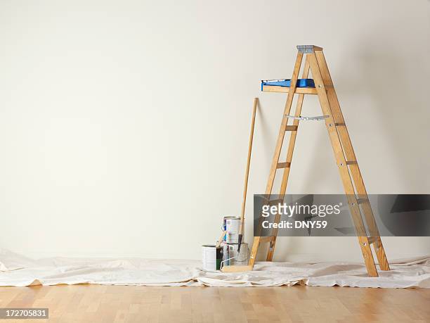 house painting - painting on wall stock pictures, royalty-free photos & images
