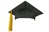 Graduation cap (isolated on white)