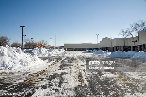 plowed parking lot - plowed field stock pictures, royalty-free photos & images