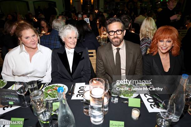 Amy Schumer, Glenn Close, Ryan Reynolds, and Reba McEntire attend Revels & Revelations 11 hosted by Bring Change To Mind in support of teen mental...