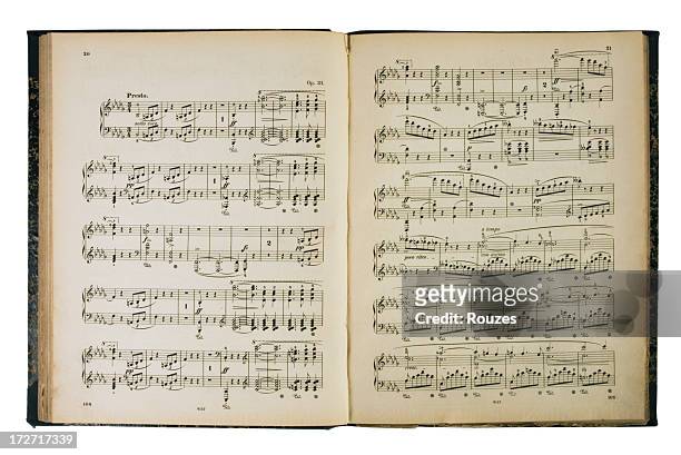 music book - sheet music stock pictures, royalty-free photos & images