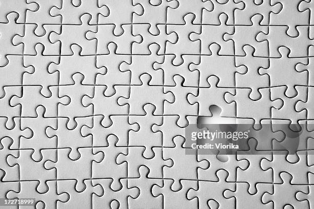 final piece - connect the dots puzzle stock pictures, royalty-free photos & images