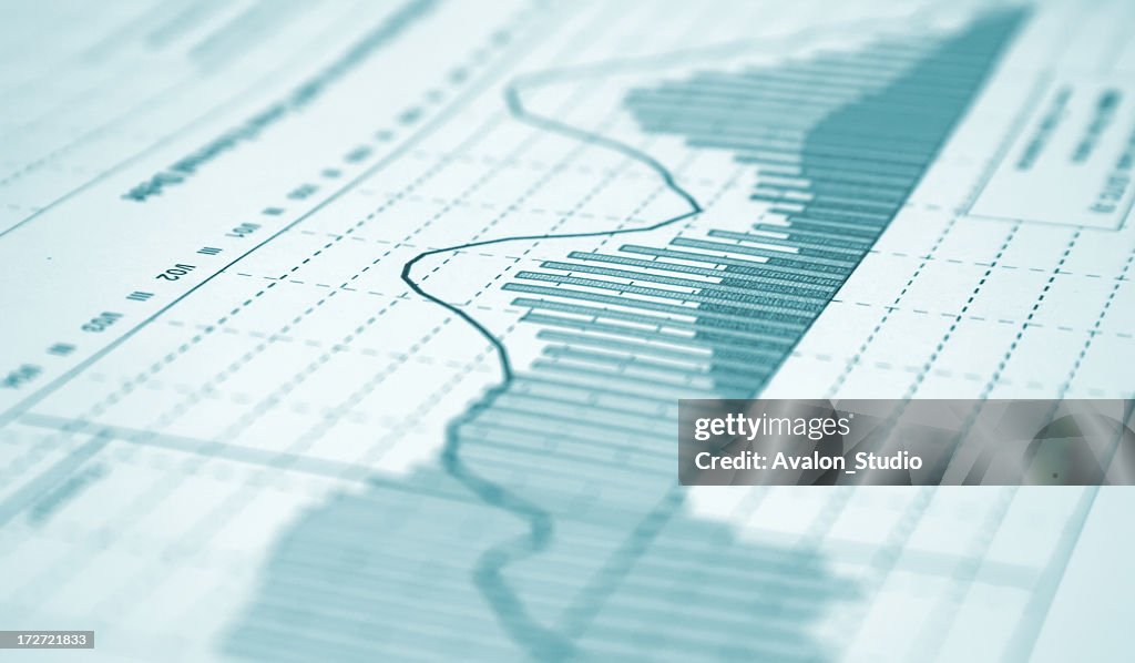 First Financial Chart Financial Chart High-Res Stock Photo - Getty Images
