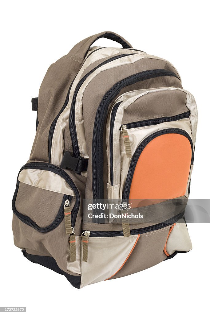 Backpack Isolated With Clipping Path