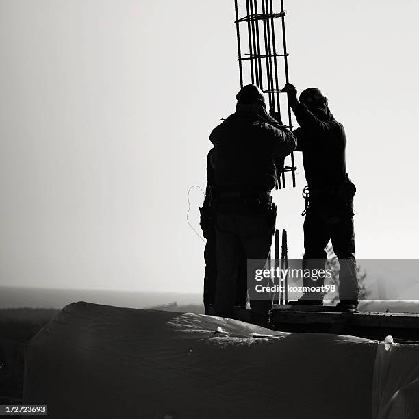 construction workers - a rod stock pictures, royalty-free photos & images