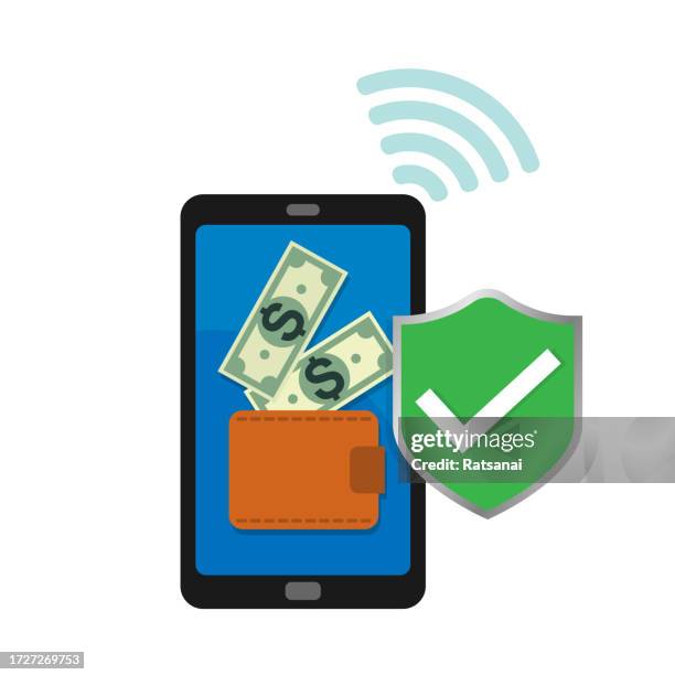 contactless payment - contactless payment asian stock illustrations