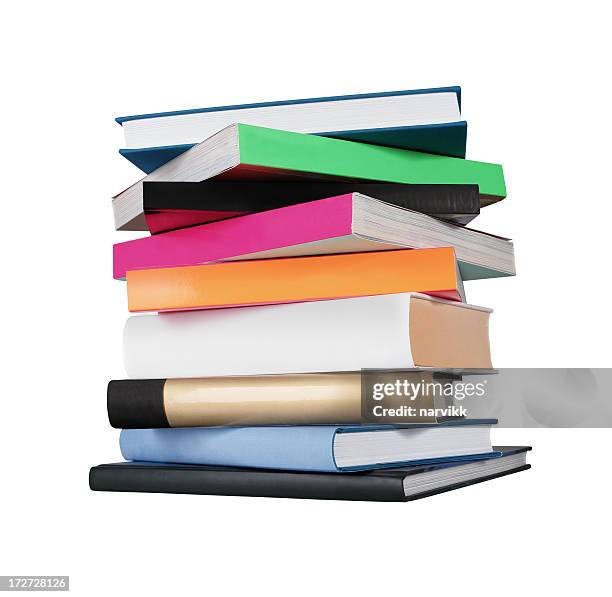 pile of books - textbook stack stock pictures, royalty-free photos & images