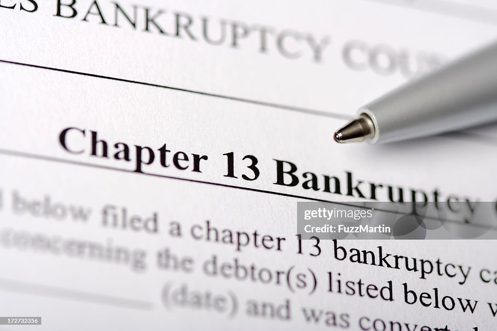 "Chapter 13 Bankrott Papierkram"