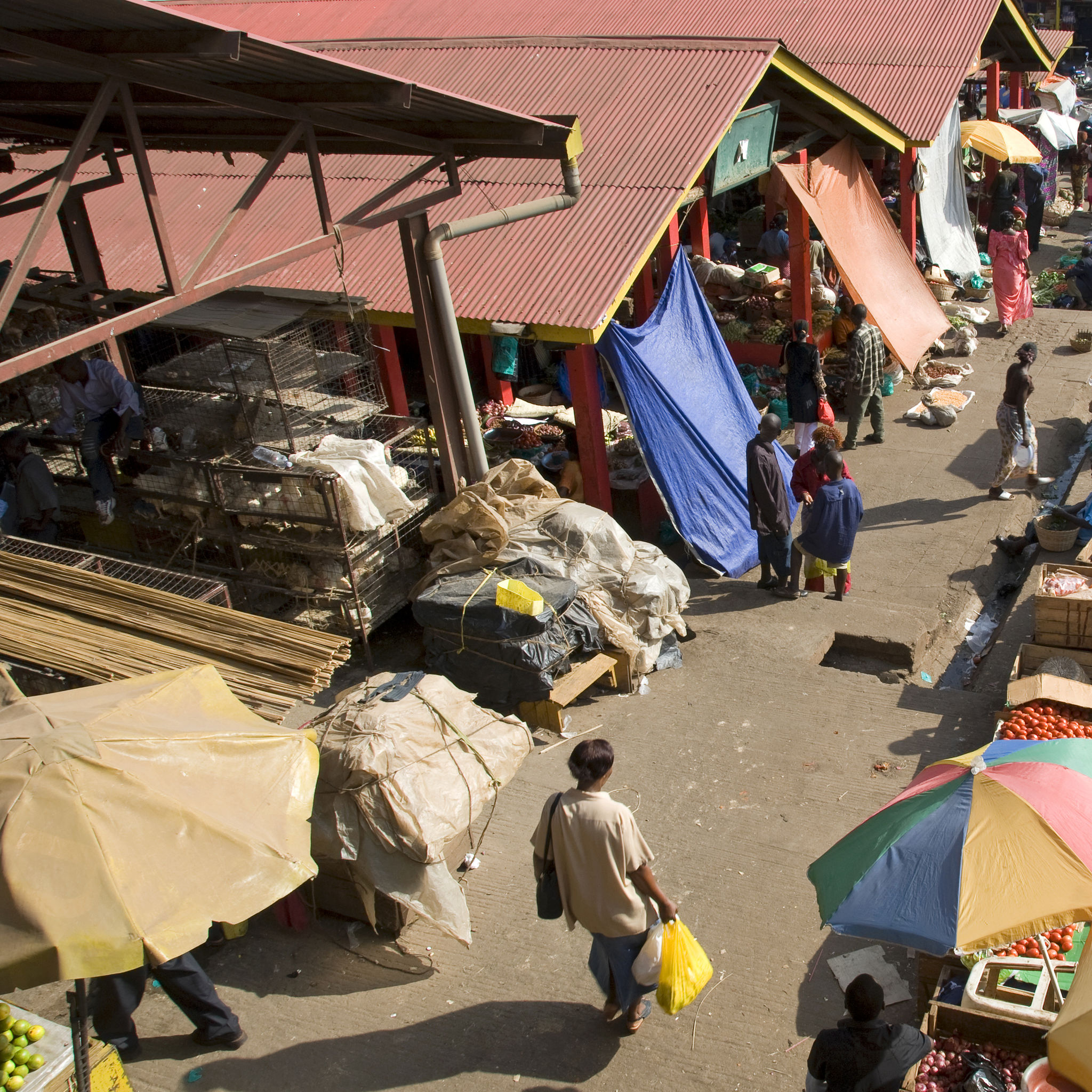 kampala street market