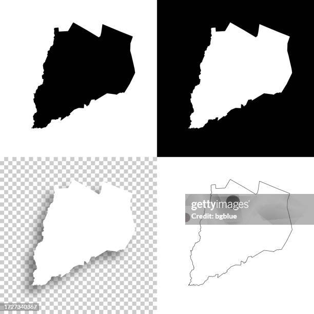 otsego county, new york. maps for design. blank, white and black backgrounds - cooperstown new york state stock illustrations