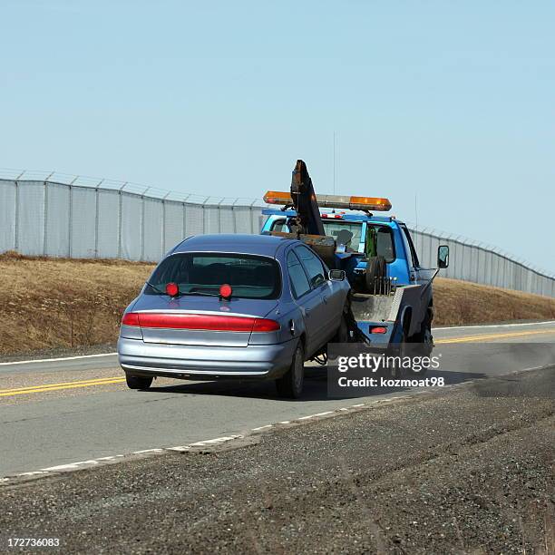 tow truck - roadside assistance stock pictures, royalty-free photos & images