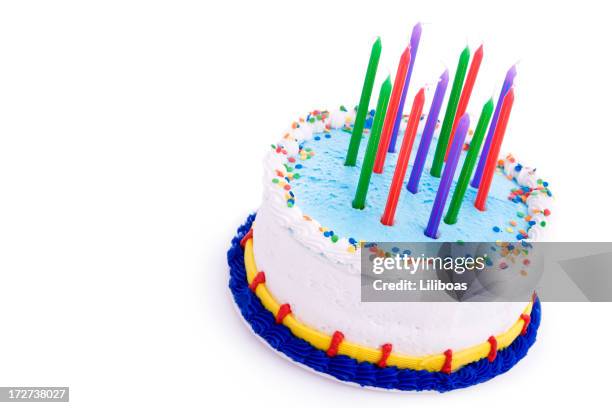 birthday (xxl) - birthday cake white background stock pictures, royalty-free photos & images