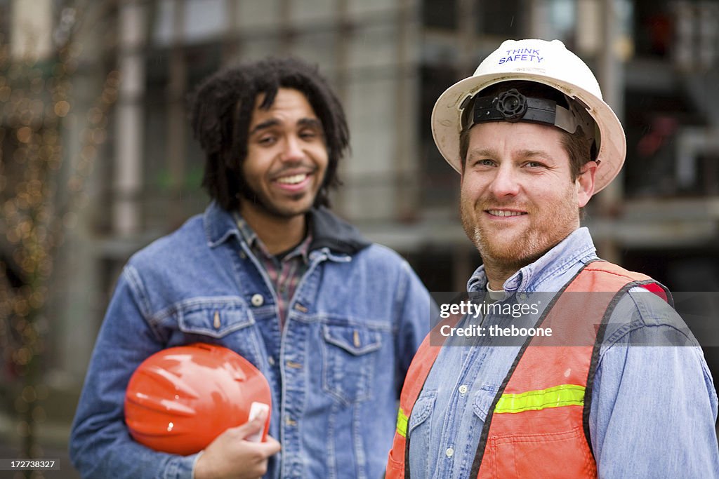 Construction Travailleur portraits