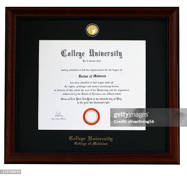 college diploma - diploma stock pictures, royalty-free photos & images