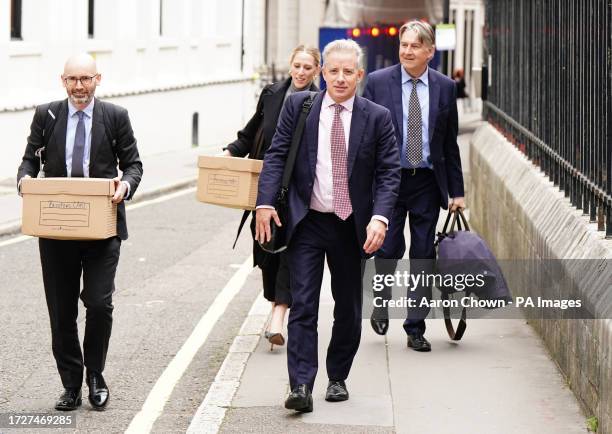 Christopher Steele leaving the Royal Courts of Justice in London after the first hearing in Donald Trump's High Court claim against the former MI6...