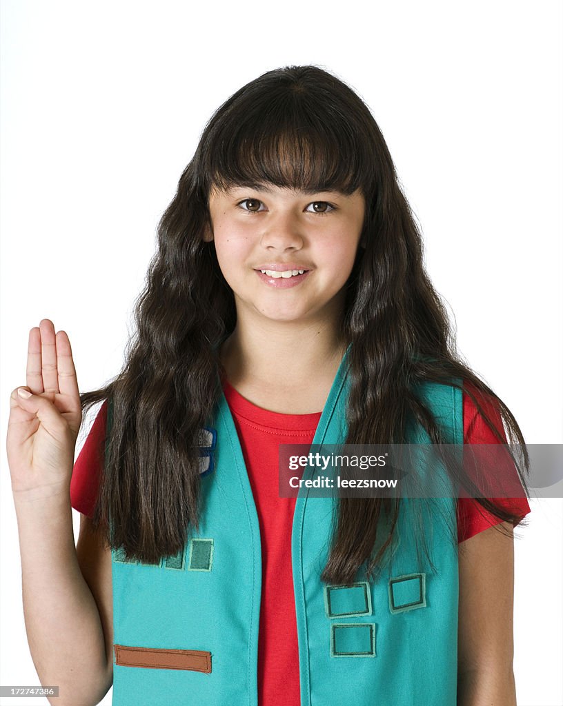 Young Girl Scout