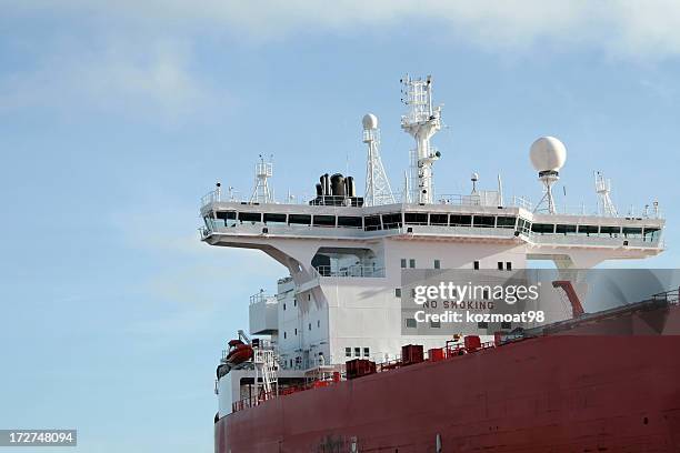 ships superstructure - ship's bridge stock pictures, royalty-free photos & images