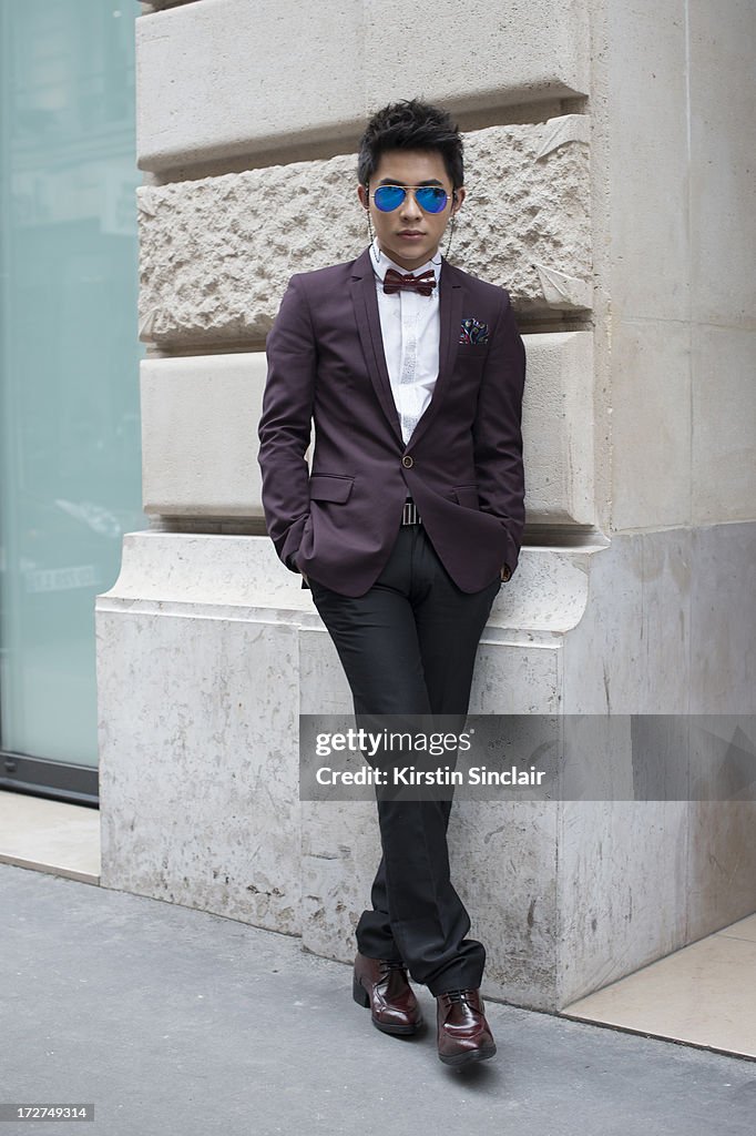 Street Style Day 4 - Paris Fashion Week Haute Couture F/W 2013-2014