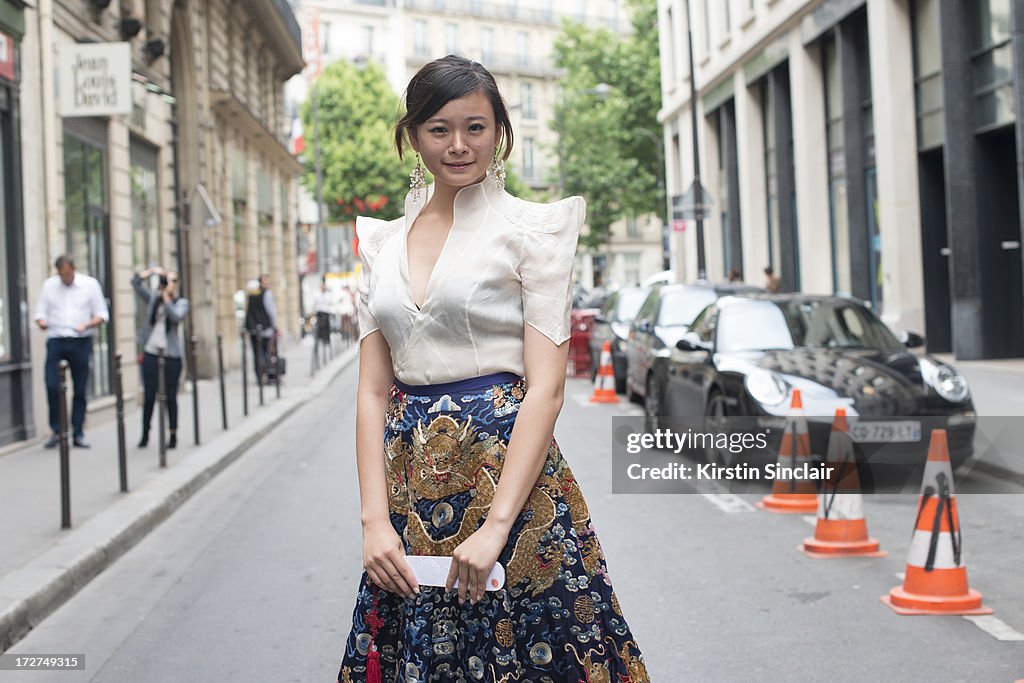 Street Style Day 4 - Paris Fashion Week Haute Couture F/W 2013-2014