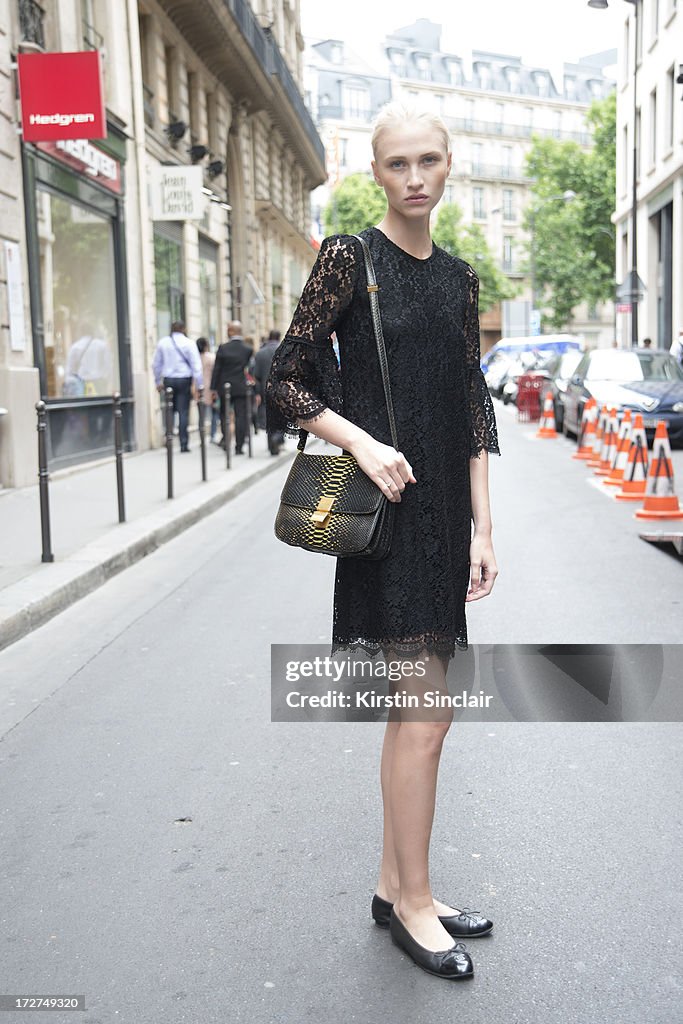 Street Style Day 4 - Paris Fashion Week Haute Couture F/W 2013-2014