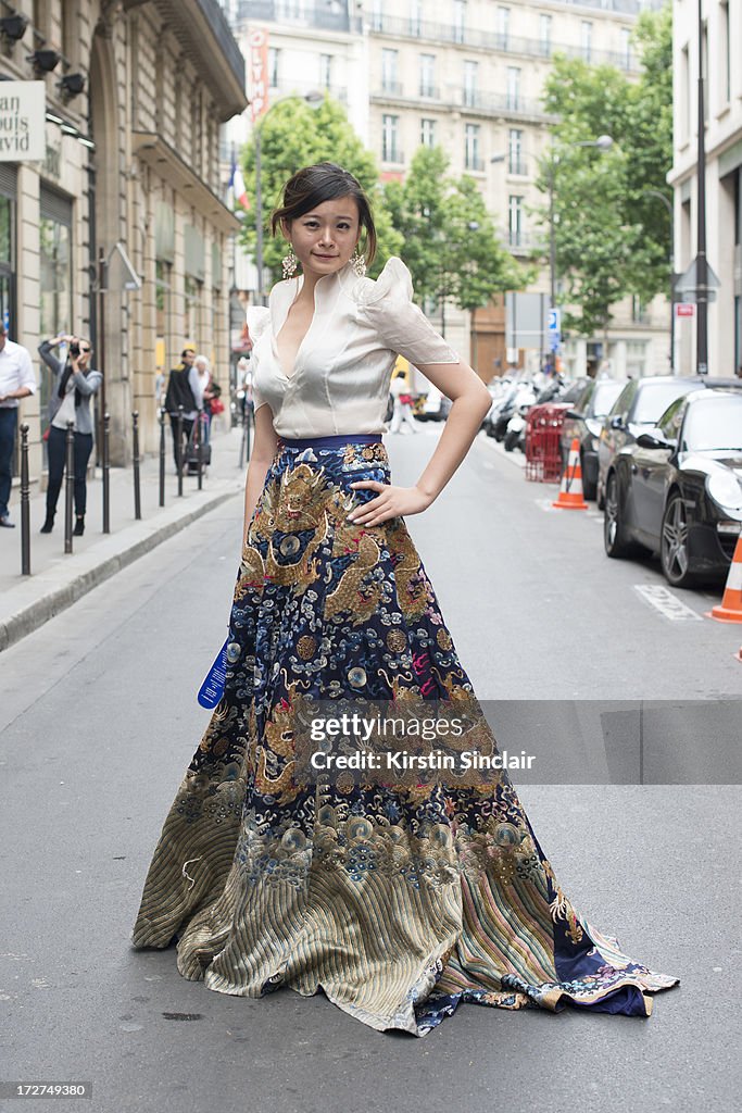 Street Style Day 4 - Paris Fashion Week Haute Couture F/W 2013-2014
