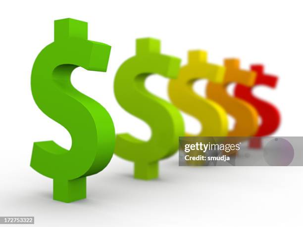 dollar-stack - currency symbols stock-fotos und bilder