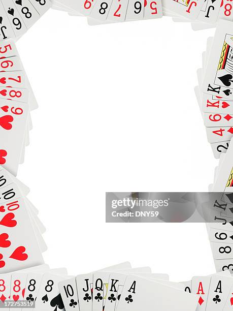 card frame - diamonds playing card stock pictures, royalty-free photos & images