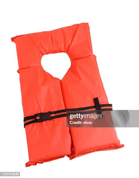 life preserver - life jacket isolated stock pictures, royalty-free photos & images