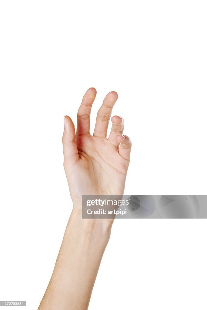 Close-up of woman's hand