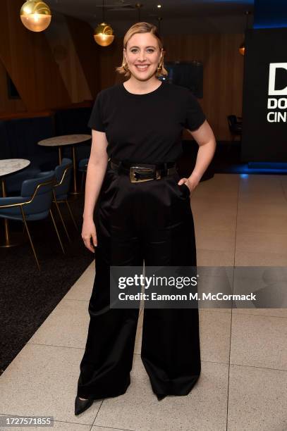 Greta Gerwig and Alfonso Cuaron in conversation at Directors UK Special Screening of Barbie in London.