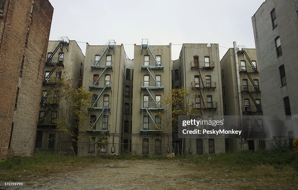 Innere Stadt Tenement Apartment-Gebäude manchmal als Ghetto