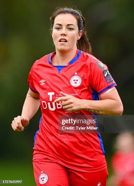 Wexford , Ireland - 30 September 2023; Noelle Murray of Shelbourne during the SSE Airtricity Women's Premier Division match between DLR Waves FC and...