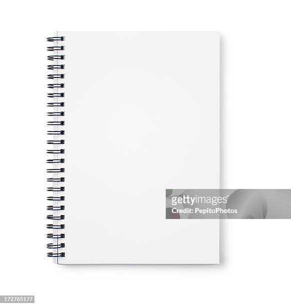 notebook com preto wireo - journal imagens e fotografias de stock
