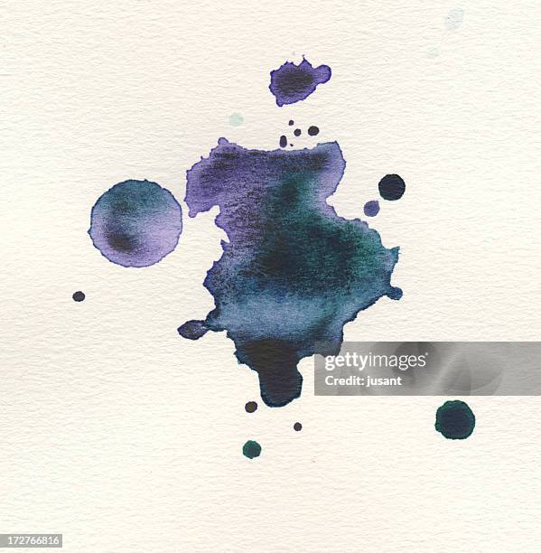 painted watercolor on paper - stained texture stock pictures, royalty-free photos & images