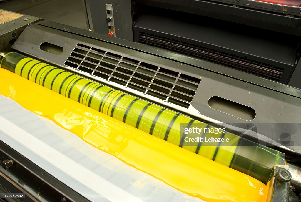Offset Printing Yellow
