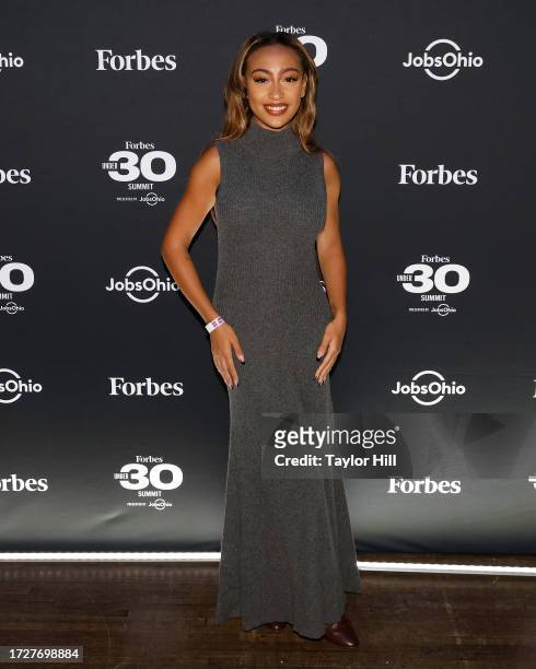 Lexi Underwood attends the 2023 Forbes 30 Under 30 Summit at Cleveland Public Auditorium on October 09, 2023 in Cleveland, Ohio.