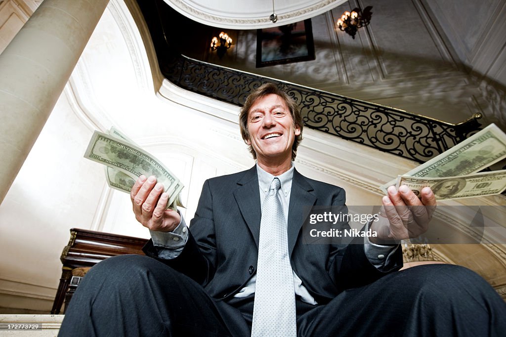 Rich und glücklicher Mann