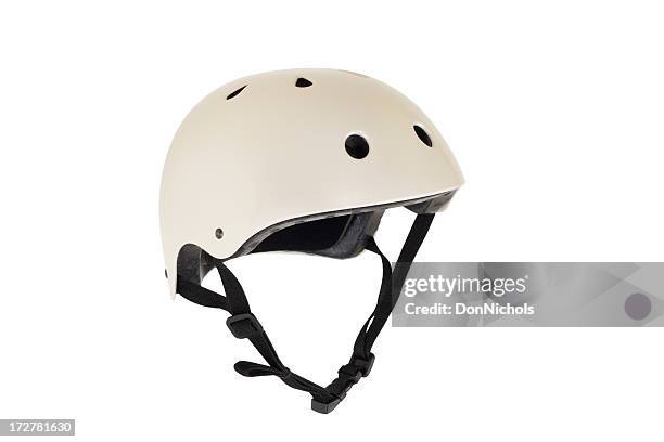 helmet with clipping path - bicycle isolated stockfoto's en -beelden