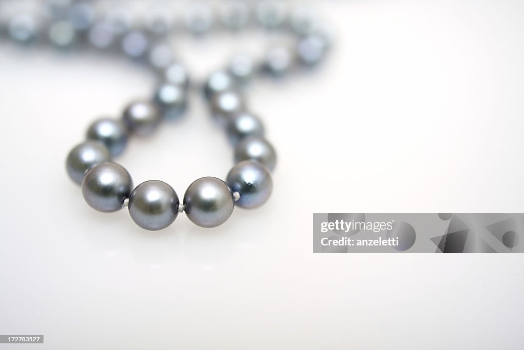 String of black pearls
