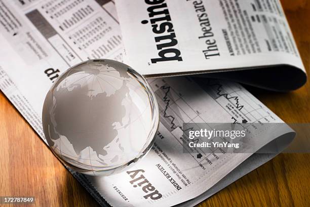 global business financial newspaper for asian economy in china, india - india economy business and finance stock pictures, royalty-free photos & images