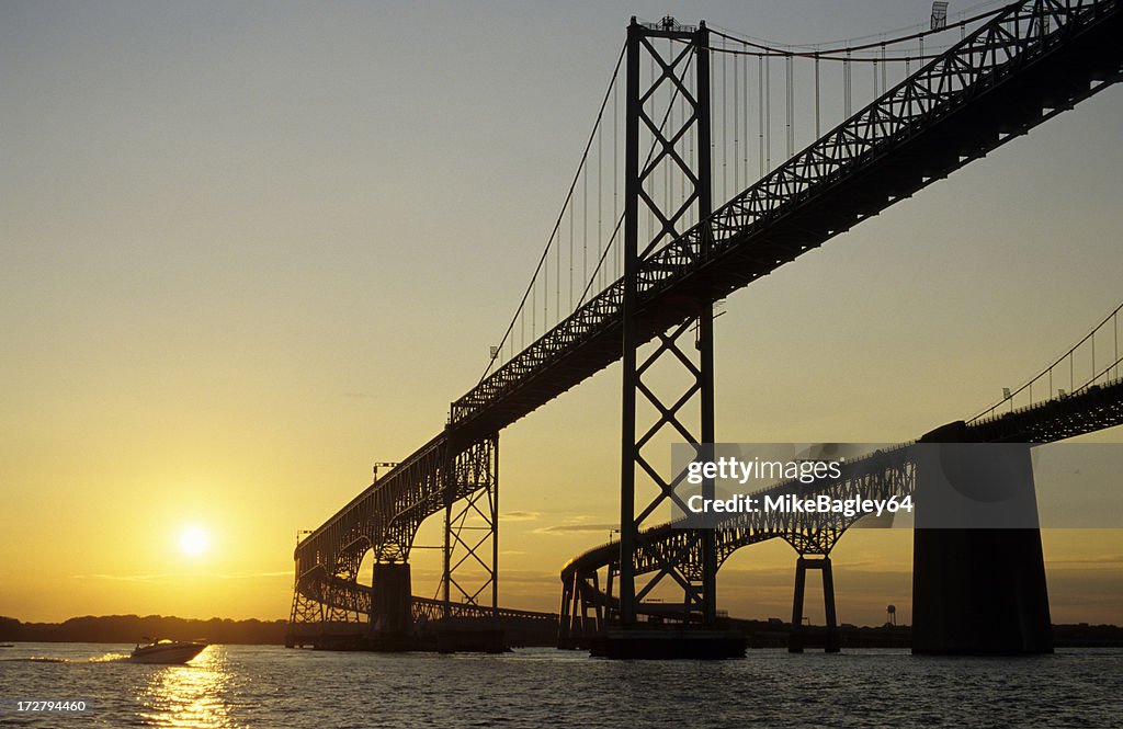 Bay Bridge al tramonto