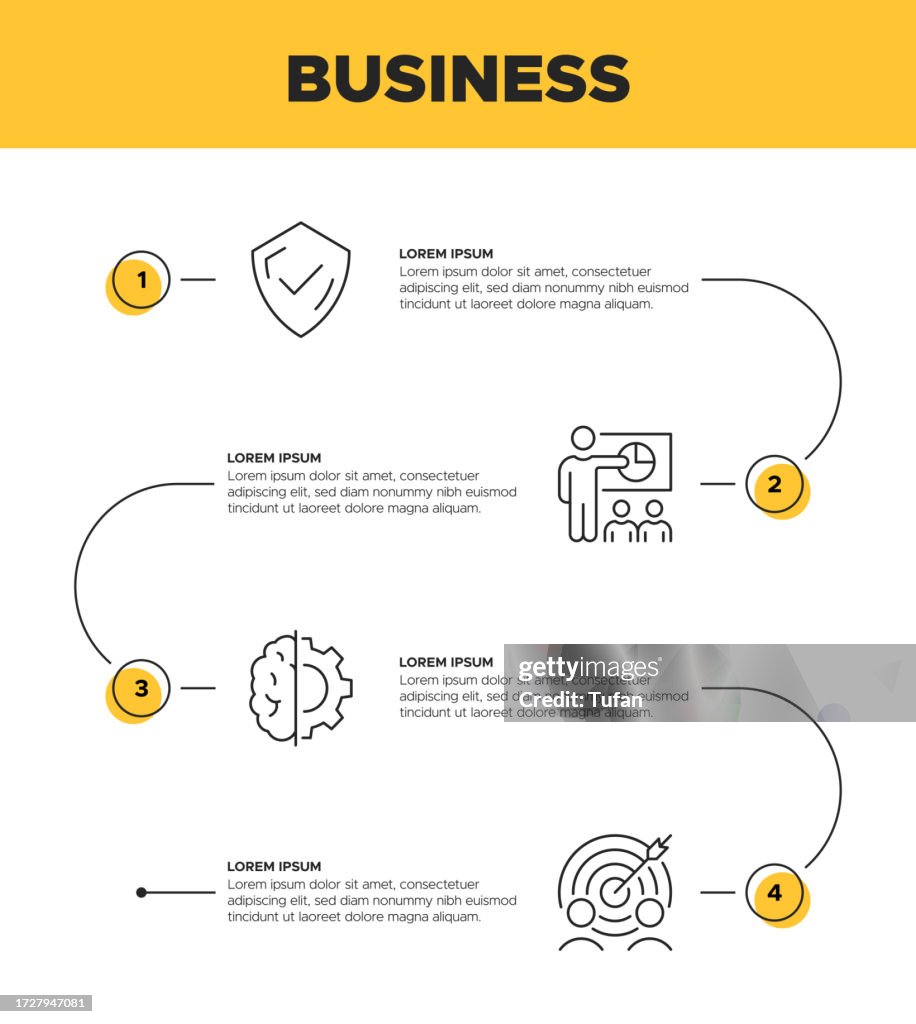 ビジネスインサイトの視覚化:戦略的意思決定のためのインフォグラフィックテンプレート