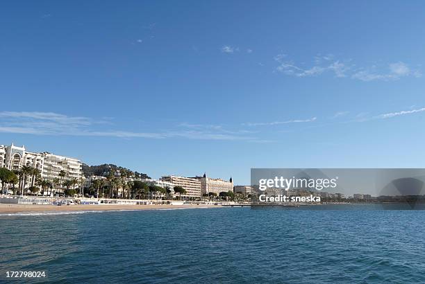 cannes - cannes skyline stock pictures, royalty-free photos & images