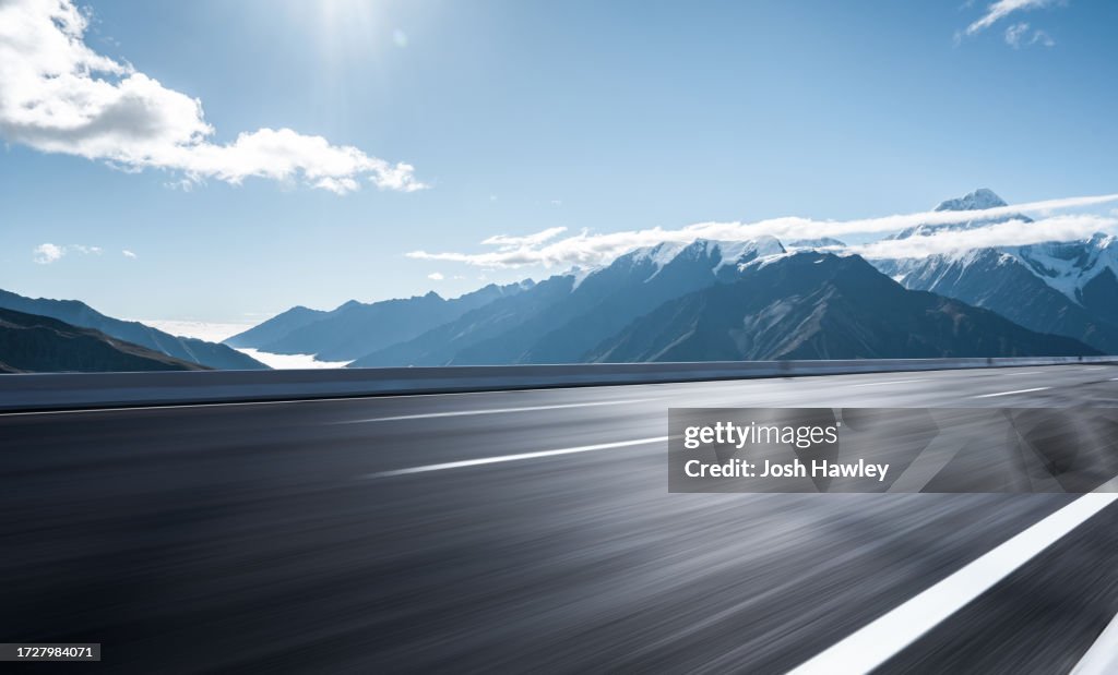 Snowy Mountain Road