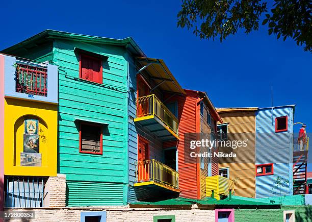 la boca, buenos aires, argentina - buenos aires culture stock pictures, royalty-free photos & images